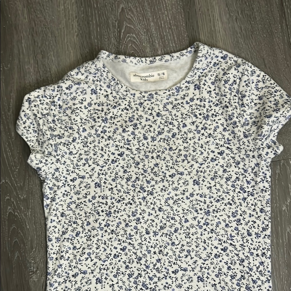 Abercrombie Kids Blue Floral Top